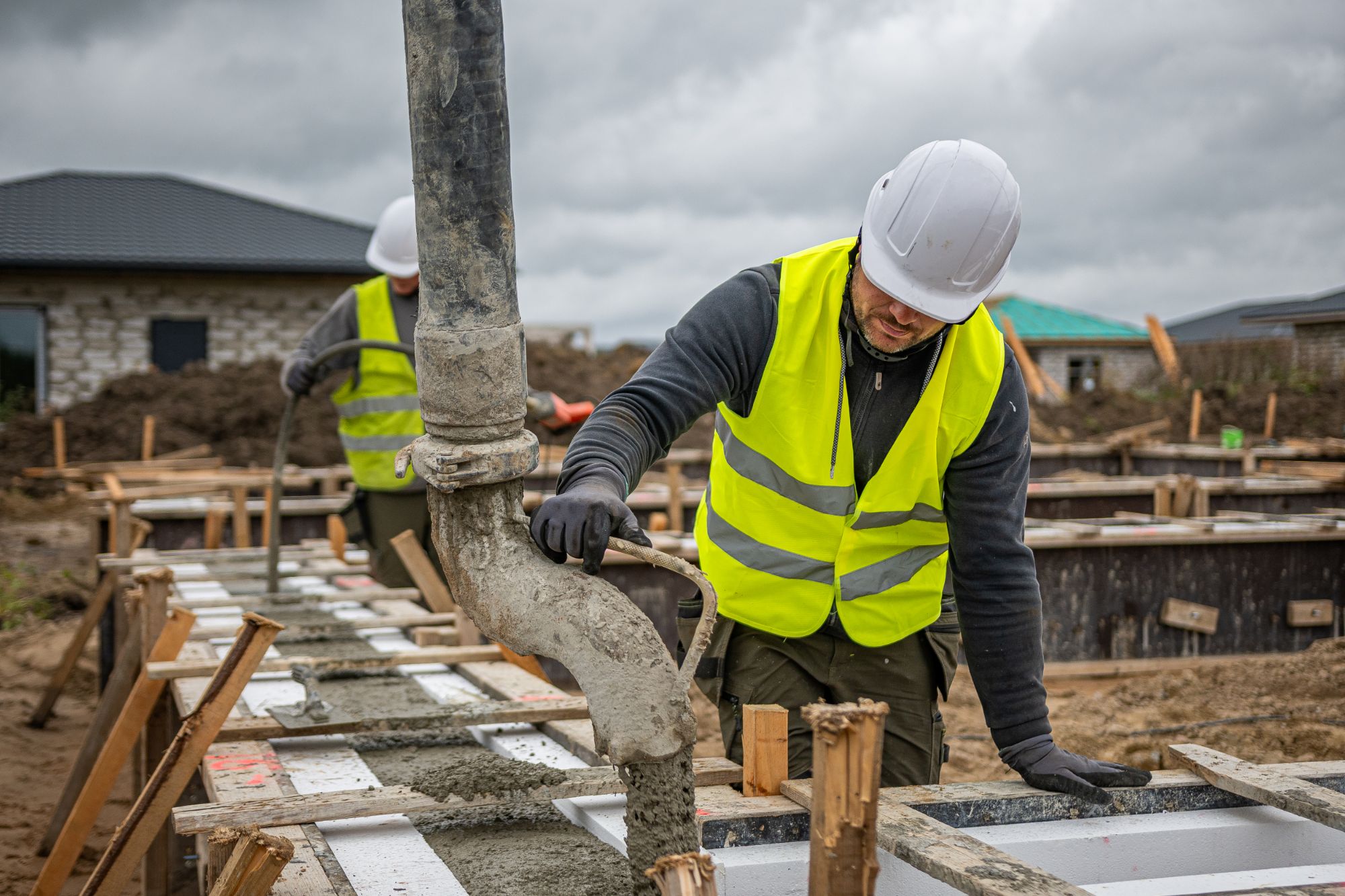 Statybų eiga Linų kvartale 12